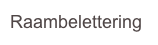Raambelettering
