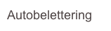Autobelettering